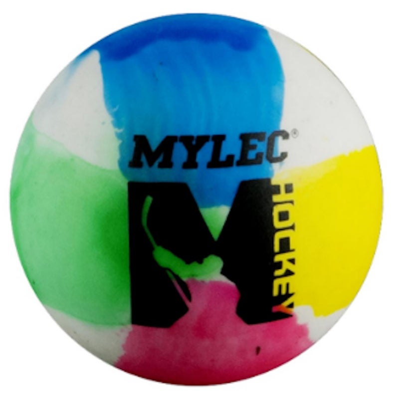 مايليك كرات هوكي الشارع من Mylec - غير قابلة للارتداد، بلاستيكية، هيكل متين للعب الأسطواني في الأماكن المغلقة/الخارجية (متعددة الألوان، عبوة من 6 قطع) - Image 2